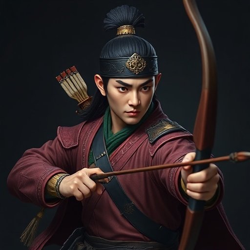 落日长弓